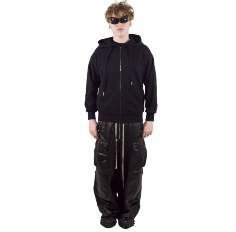 Black zipup