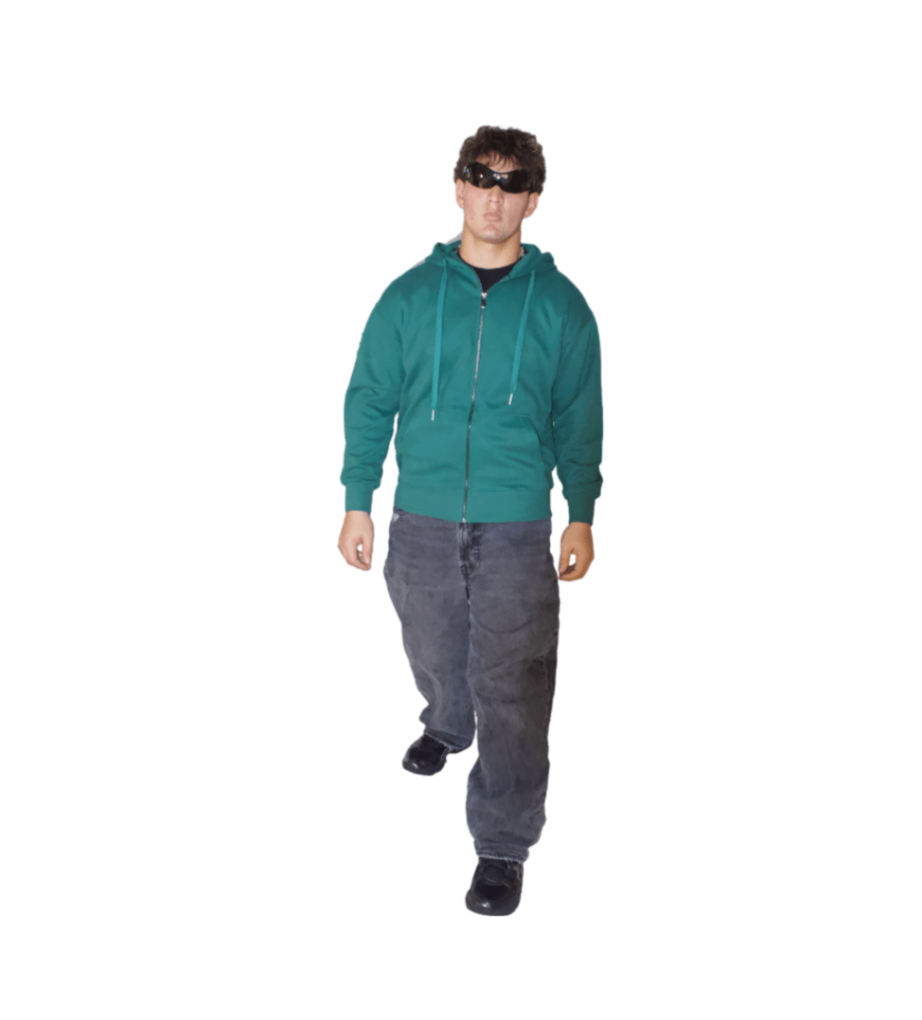Green Zipup