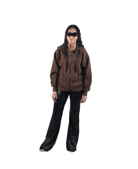Brown Zipup - LTL Locker